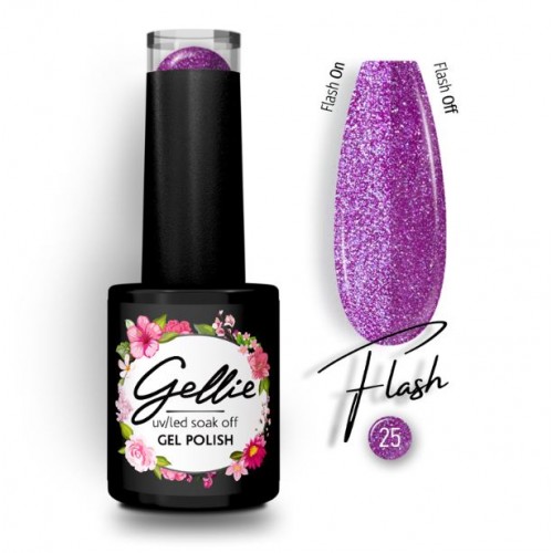 Gellie Ημιμόνιμο Βερνίκι Νυχιών Flash 25, 10ml