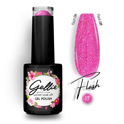 Gellie Ημιμόνιμο Βερνίκι Νυχιών Flash 17, 10ml