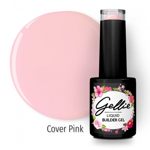 Gellie Liquid Builder Gel - Cover Pink, 10ml *