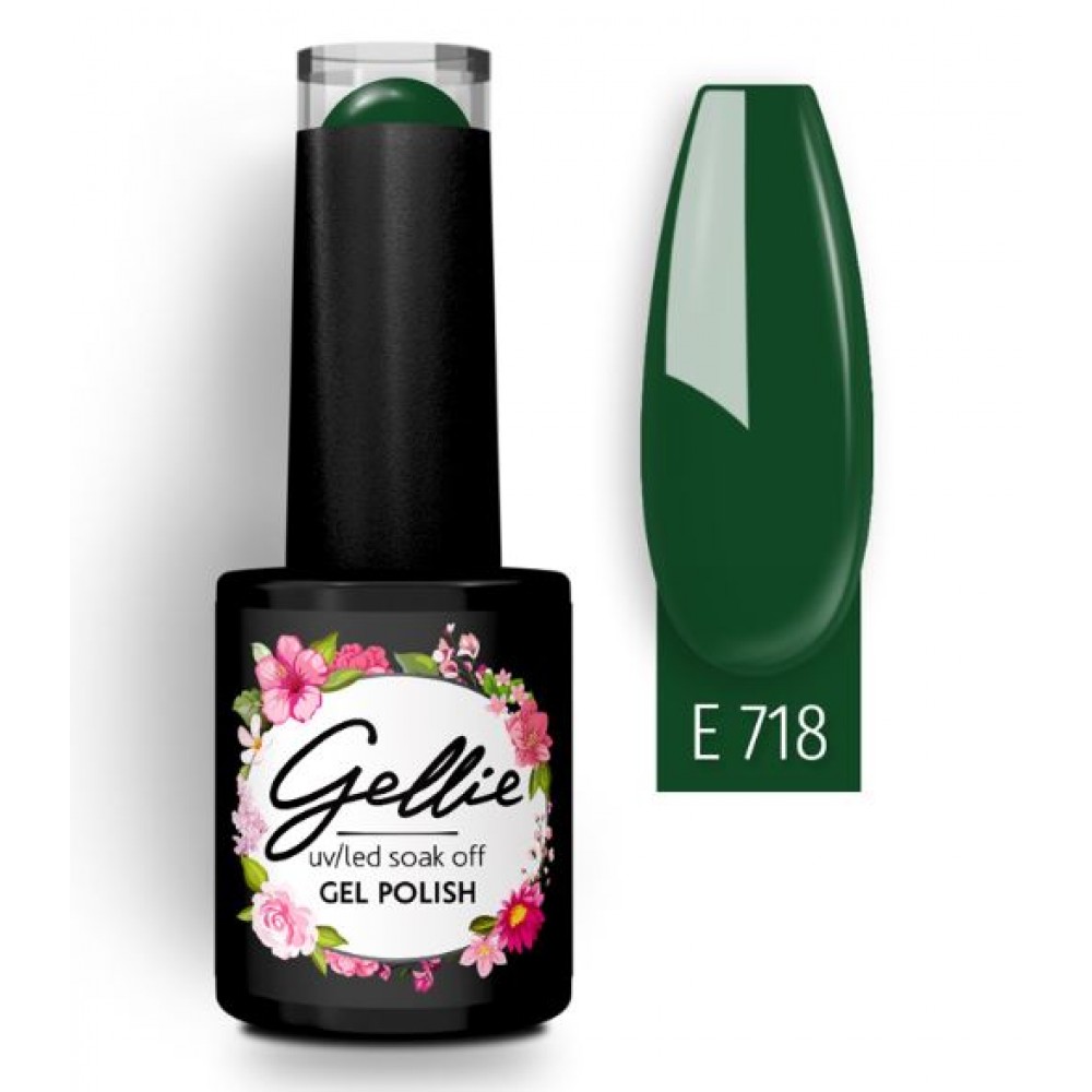 Gellie Ημιμόνιμο Βερνίκι Νυχιών E718, 10ml