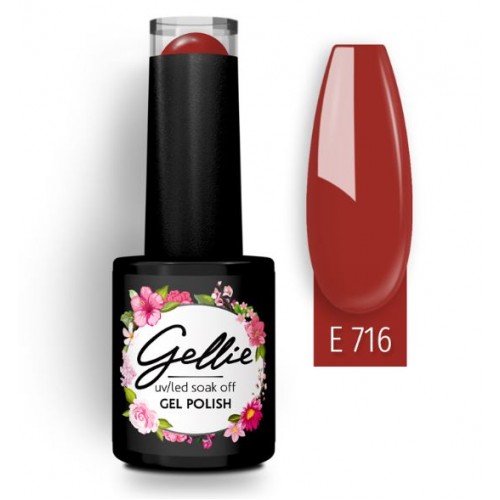 Gellie Ημιμόνιμο Βερνίκι Νυχιών E716, 10ml