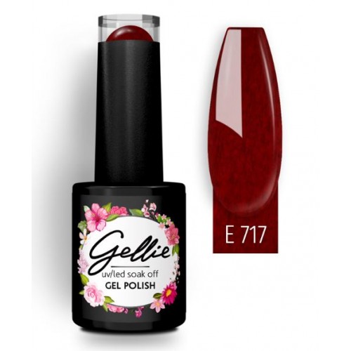 Gellie Ημιμόνιμο Βερνίκι Νυχιών E717, 10ml