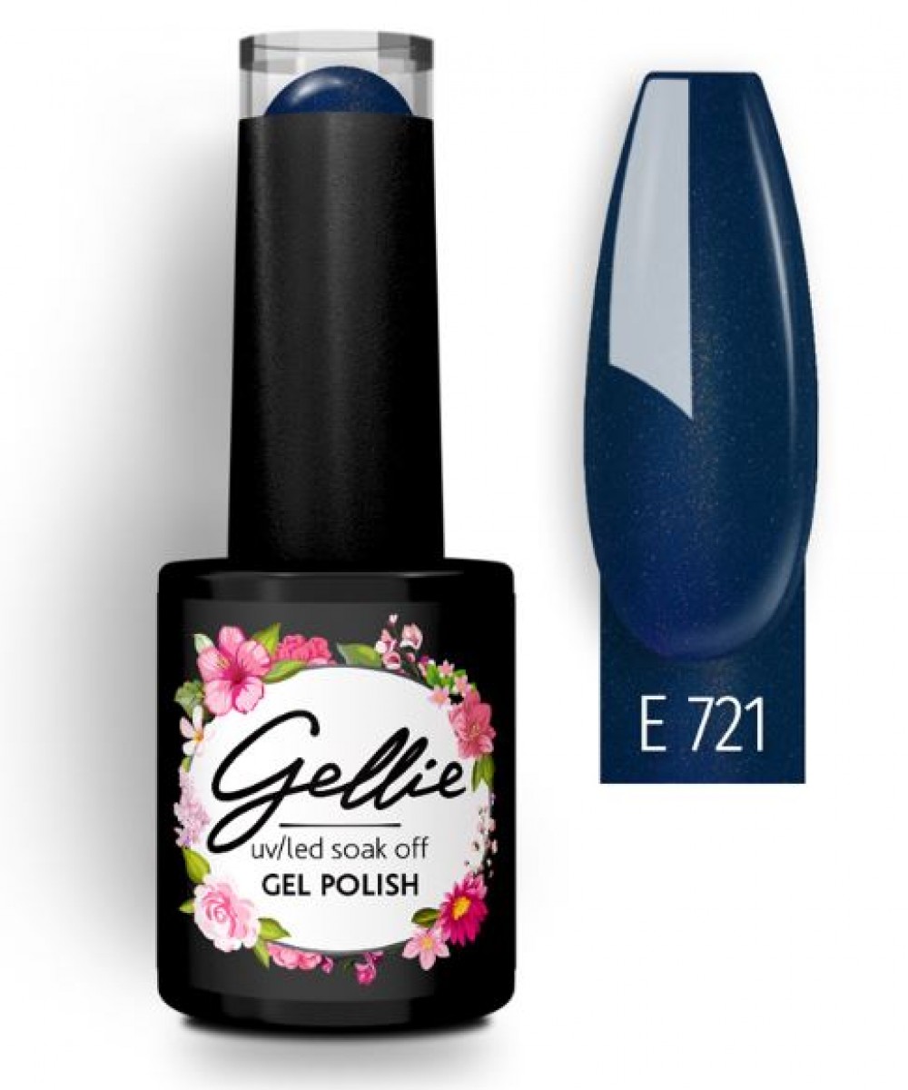 Gellie Ημιμόνιμο Βερνίκι Νυχιών E721, 10ml