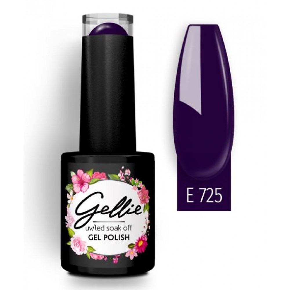 Gellie Ημιμόνιμο Βερνίκι Νυχιών E725, 10ml