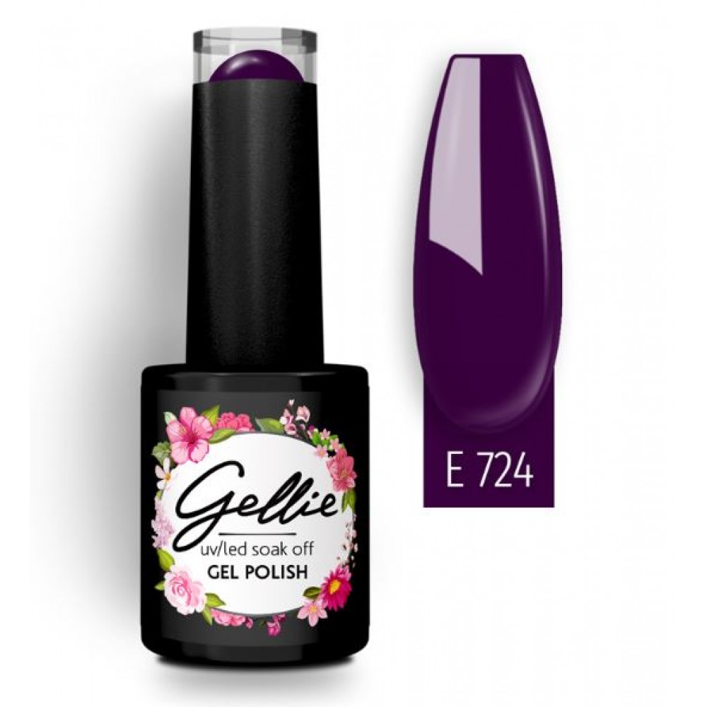 Gellie Ημιμόνιμο Βερνίκι Νυχιών E724, 10ml