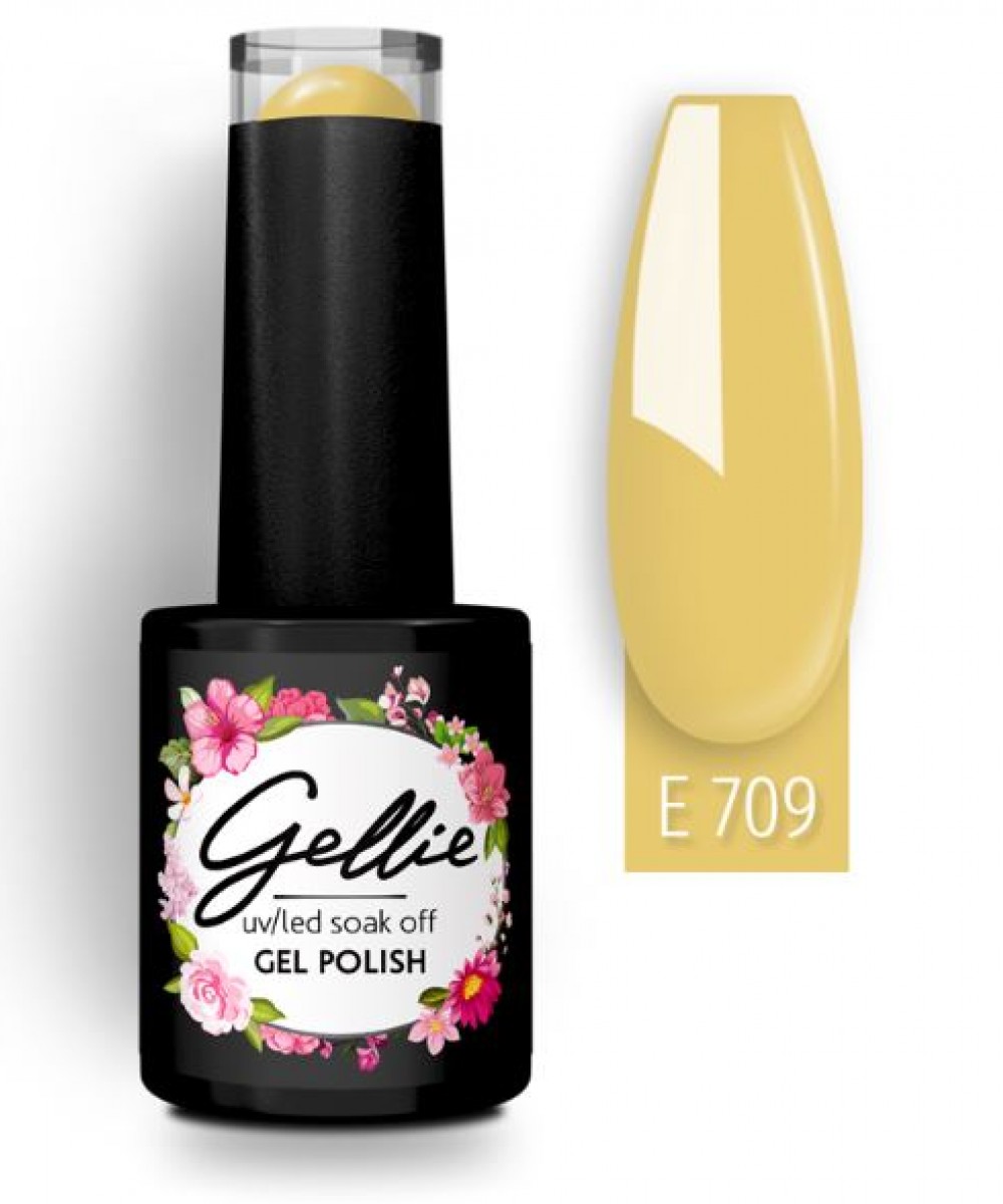 Gellie Ημιμόνιμο Βερνίκι Νυχιών E709, 10ml