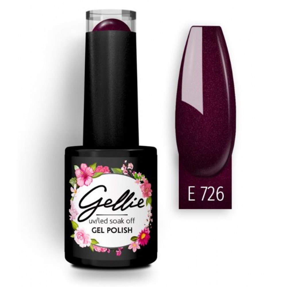 Gellie Ημιμόνιμο Βερνίκι Νυχιών E726, 10ml