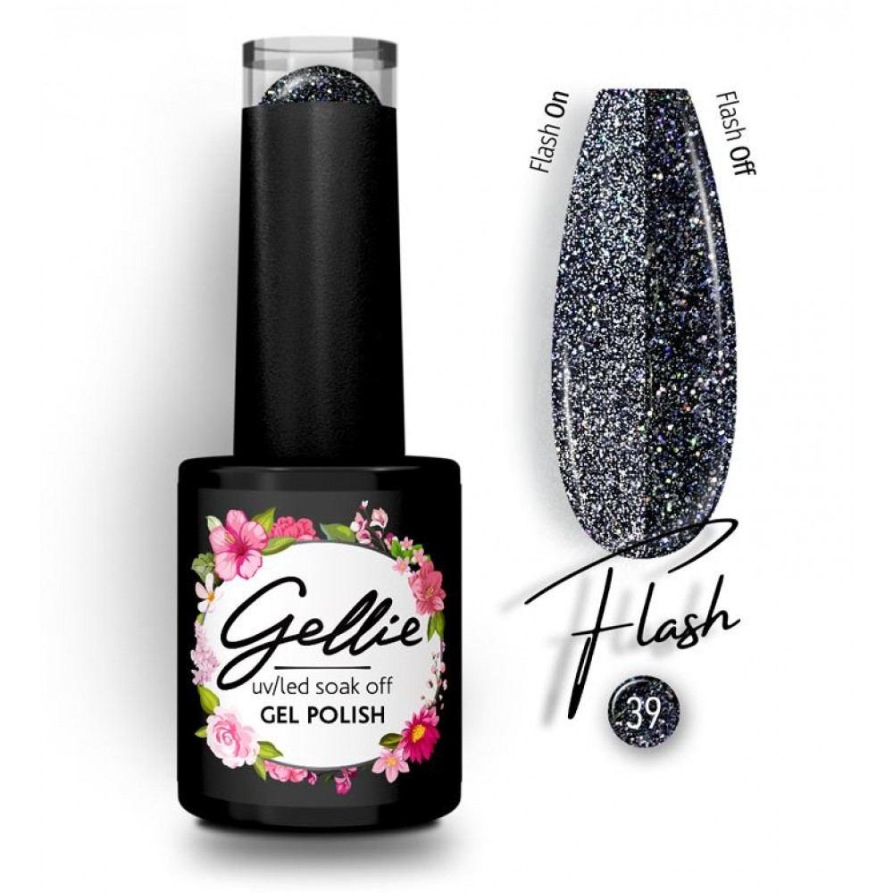 Gellie Ημιμόνιμο Βερνίκι Νυχιών Flash 39, 10ml