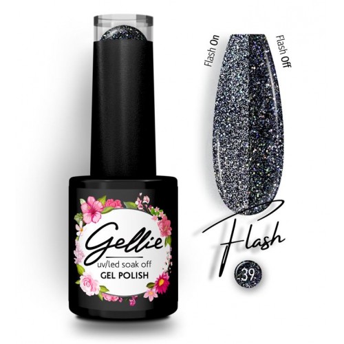 Gellie Ημιμόνιμο Βερνίκι Νυχιών Flash 39, 10ml