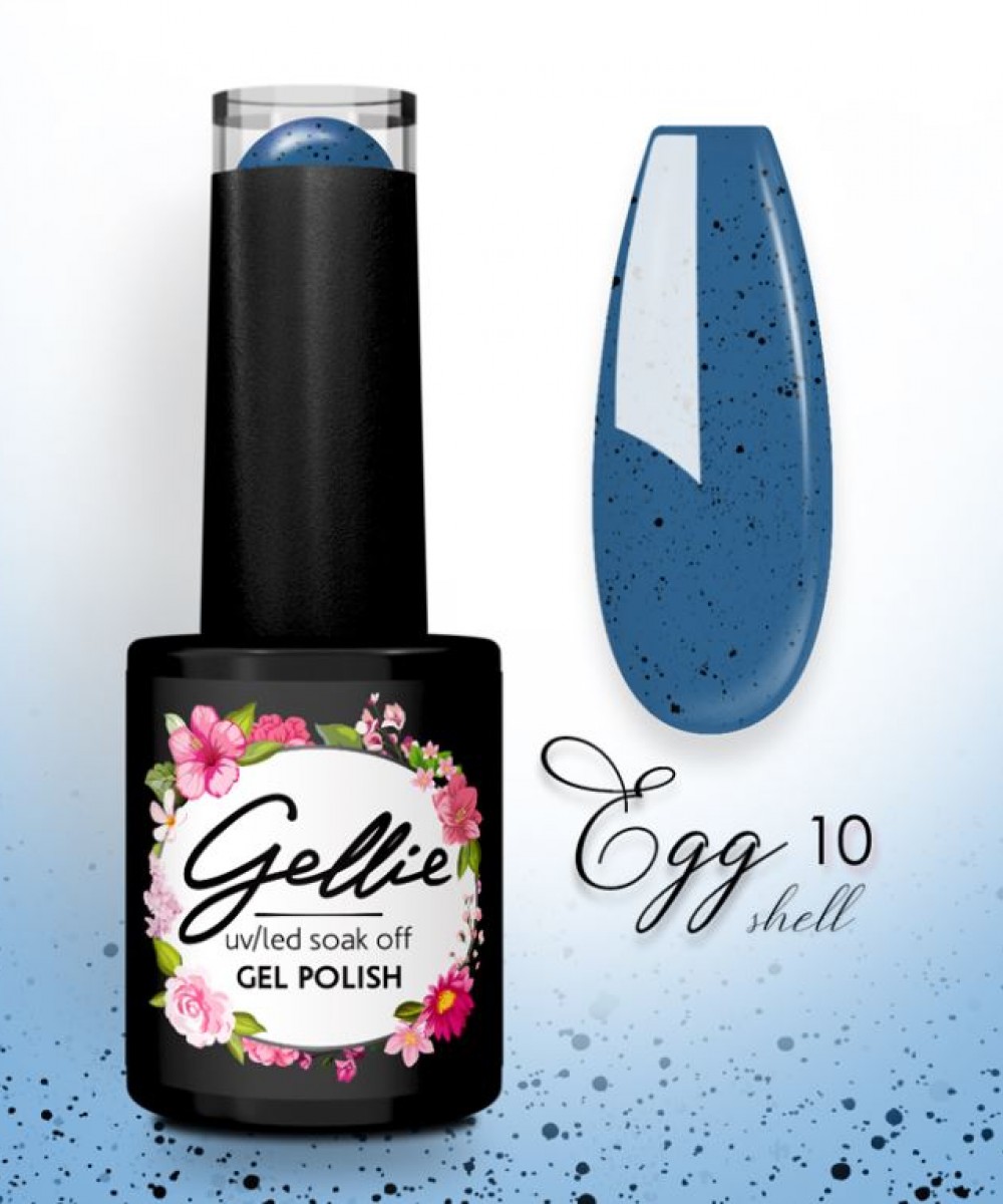 Gellie Ημιμόνιμο Βερνίκι Νυχιών Egg Shell 10, 10ml