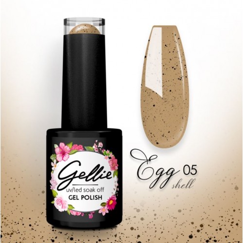 Gellie Ημιμόνιμο Βερνίκι Νυχιών Egg Shell 05, 10ml