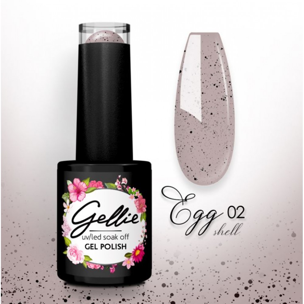 Gellie Ημιμόνιμο Βερνίκι Νυχιών Egg Shell 02, 10ml