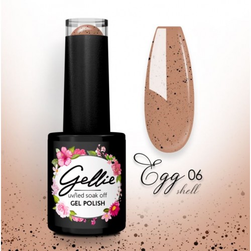 Gellie Ημιμόνιμο Βερνίκι Νυχιών Egg Shell 06, 10ml