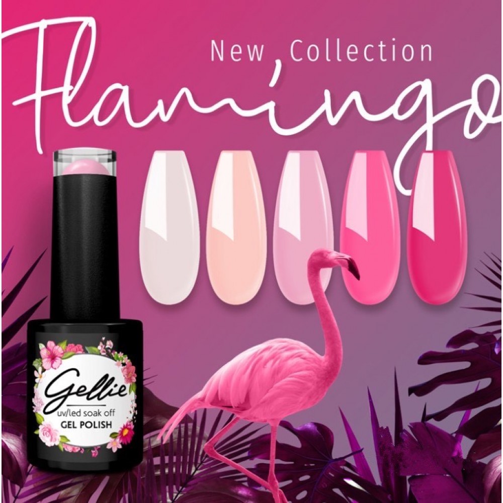Gellie Σετ Ημιμόνιμα Βερνίκια Flamingo