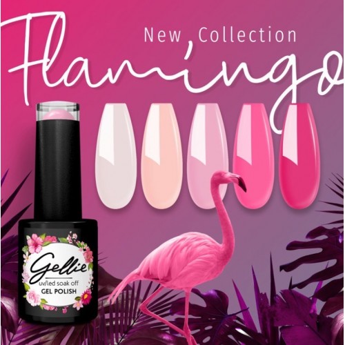 Gellie Σετ Ημιμόνιμα Βερνίκια Flamingo