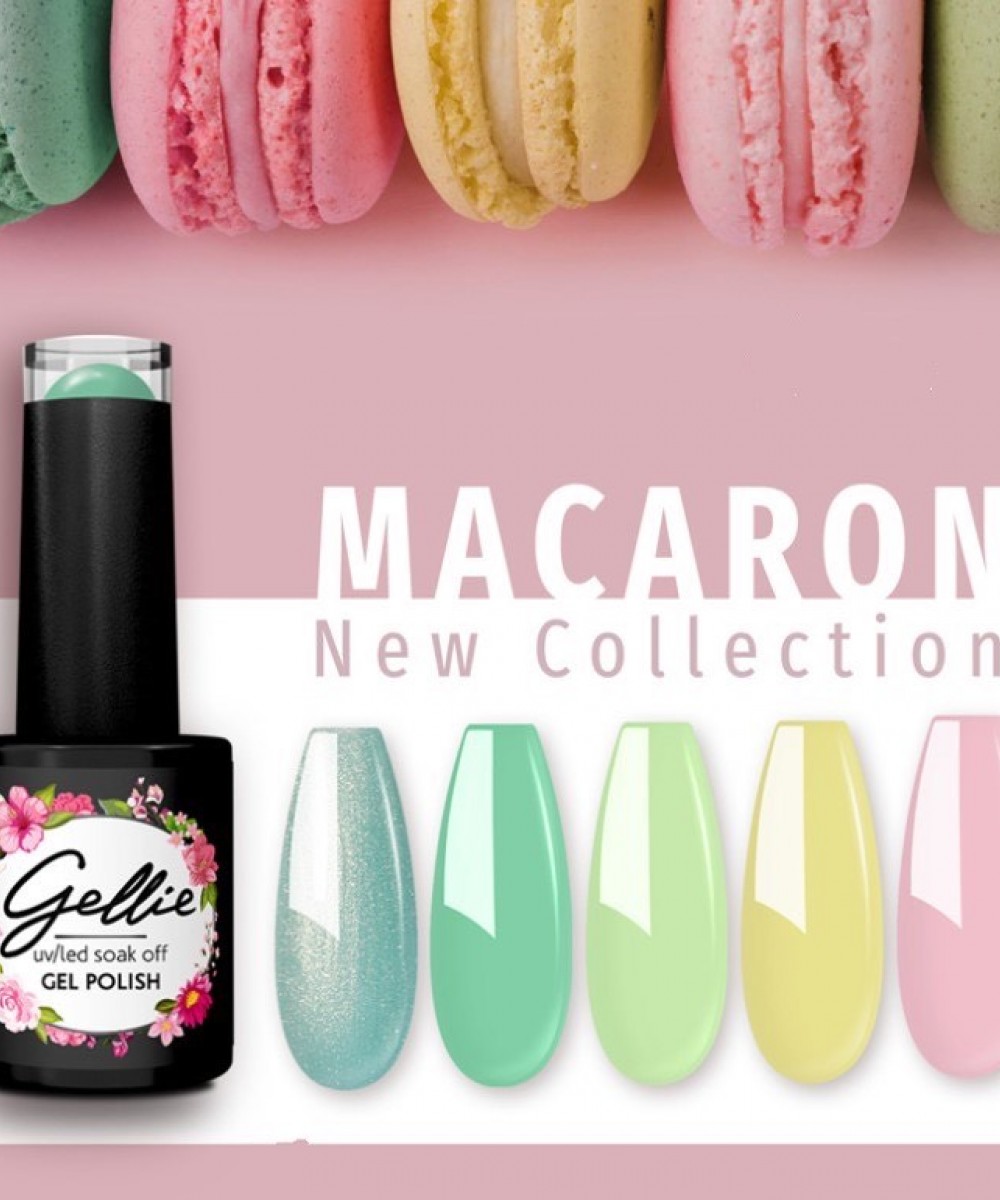 Gellie Σετ Ημιμόνιμα Βερνίκια Macaron