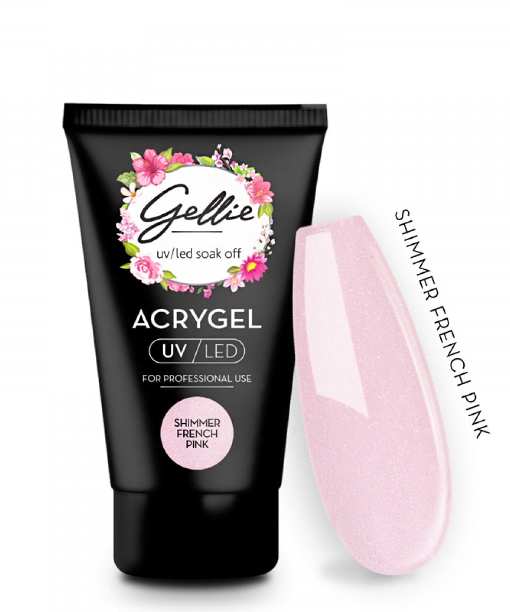 Gellie Acrygel Shimmer French Pink 30ml