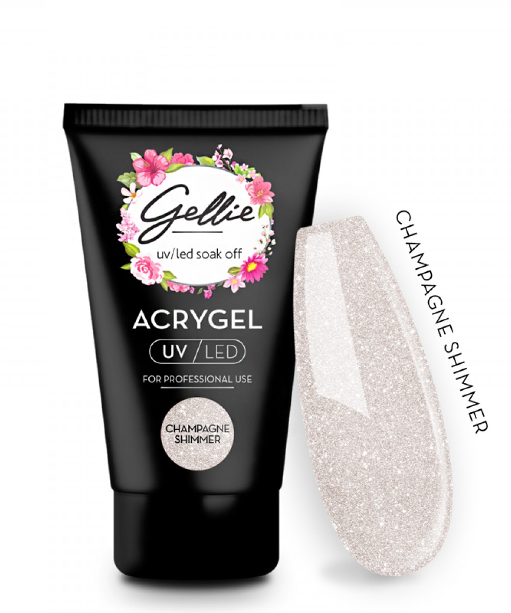 Gellie Acrygel Shimmer Champangne 30ml