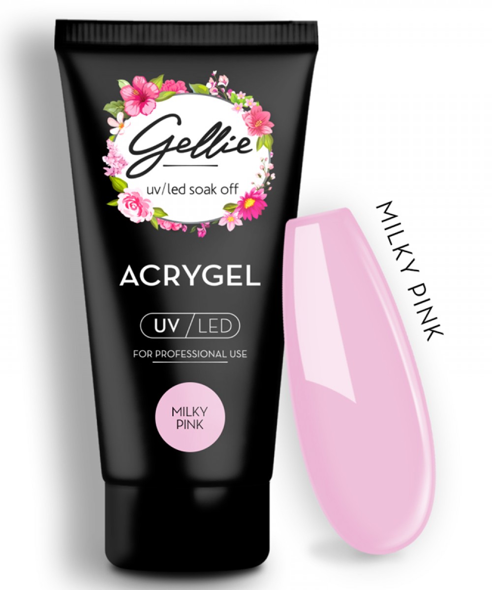 Gellie Acrygel Milky Pink 60ml