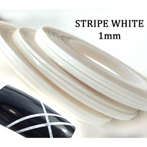 J.K Ταινία Νυχιών Stripe Thin White 2