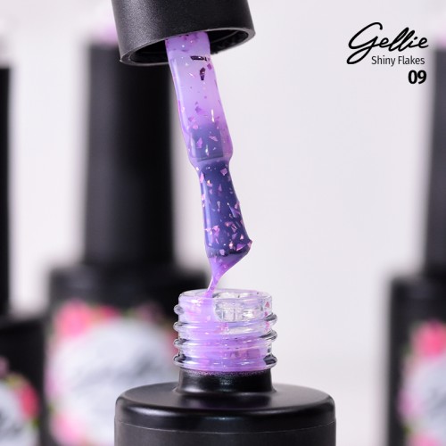 Gellie Ημιμόνιμο Βερνίκι Νυχιών Shiny Flakes 09, 10ml