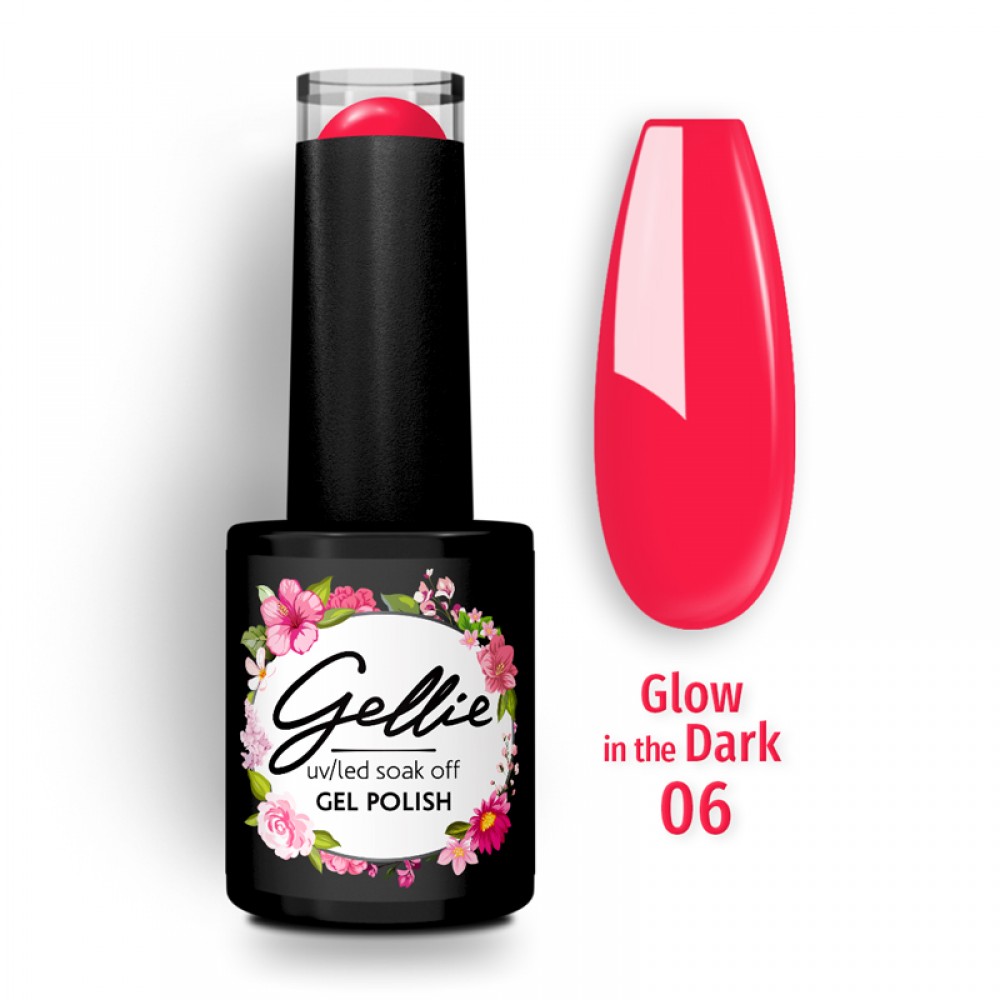 Gellie Ημιμόνιμο Βερνίκι Νυχιών 06 Glow In The Dark Gellie Ημιμόνιμο Βερνίκι Νυχιών 06 Glow In The Dark