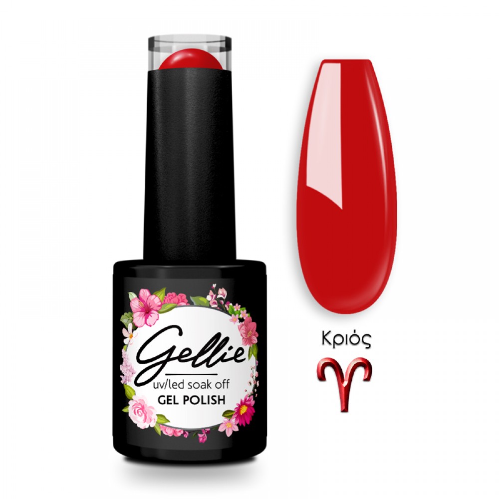 Gellie Ημιμόνιμο Βερνίκι Νυχιών Zodiac - Κριός, 10ml Gellie Ημιμόνιμο Βερνίκι Νυχιών Zodiac - Κριός, 10ml
