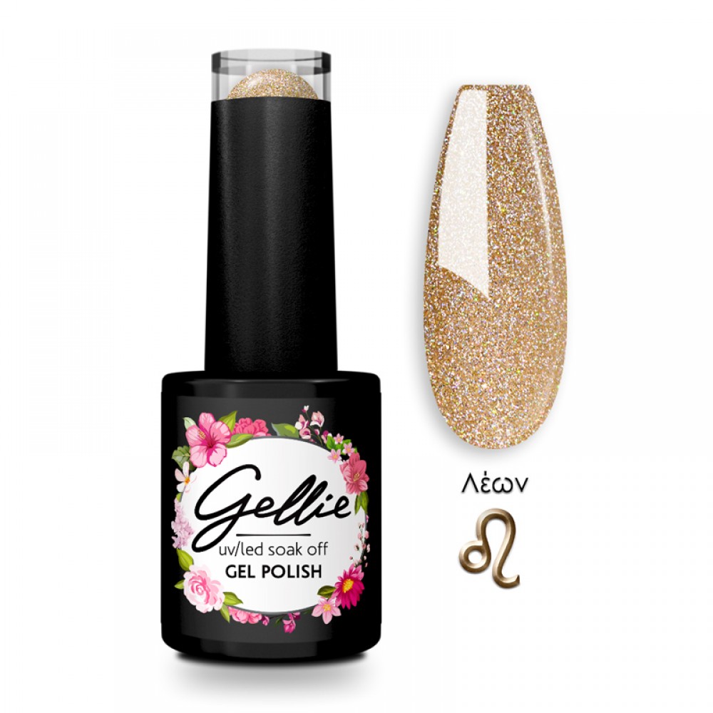 Gellie Ημιμόνιμο Βερνίκι Νυχιών Zodiac - Λέων, 10ml Gellie Ημιμόνιμο Βερνίκι Νυχιών Zodiac - Λέων, 10ml