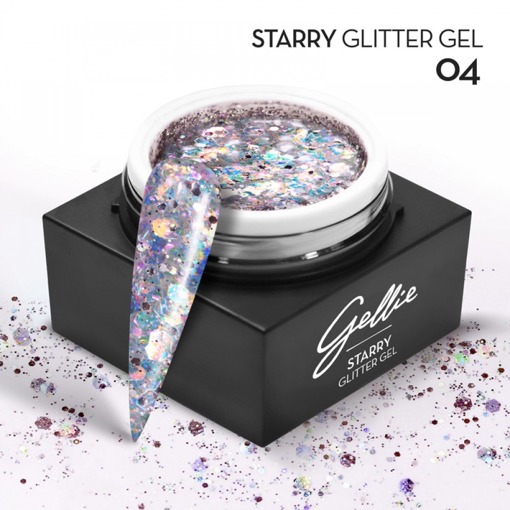 Gellie Ημιμόνιμο Βερνίκι Νυχιών Starry Glitter Gel 04 15ml Gellie Ημιμόνιμο Βερνίκι Νυχιών Starry Glitter Gel 04 15ml