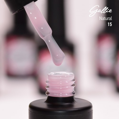 Gellie Ημιμόνιμο Βερνίκι Νυχιών Natural 15, 10ml