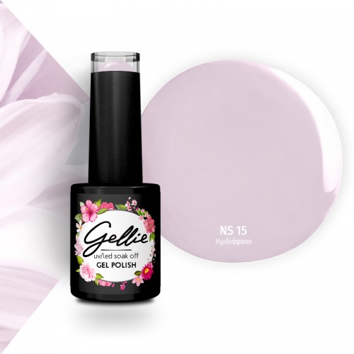 Gellie Ημιμόνιμο Βερνίκι Νυχιών Natural 15, 10ml