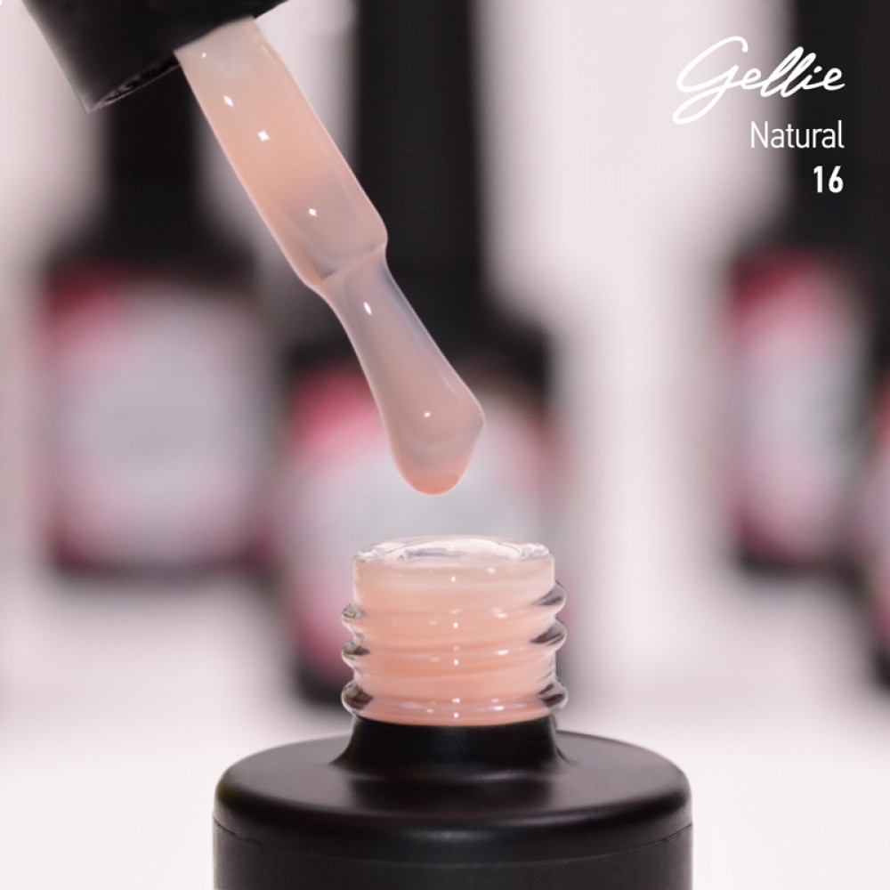 Gellie Ημιμόνιμο Βερνίκι Νυχιών Natural 16, 10ml Gellie Ημιμόνιμο Βερνίκι Νυχιών Natural 16, 10ml
