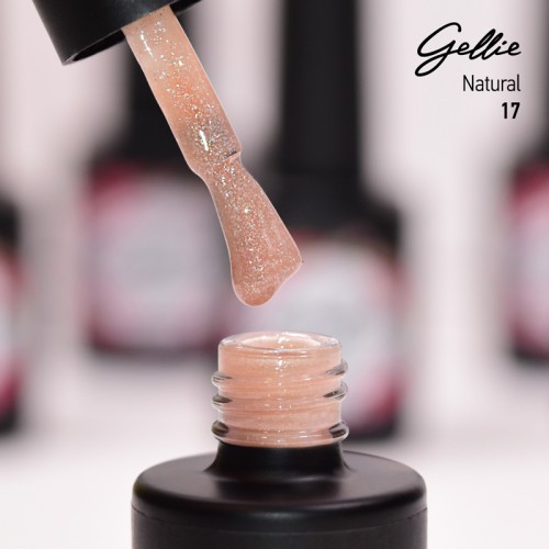 Gellie Ημιμόνιμο Βερνίκι Νυχιών Natural 17, 10ml