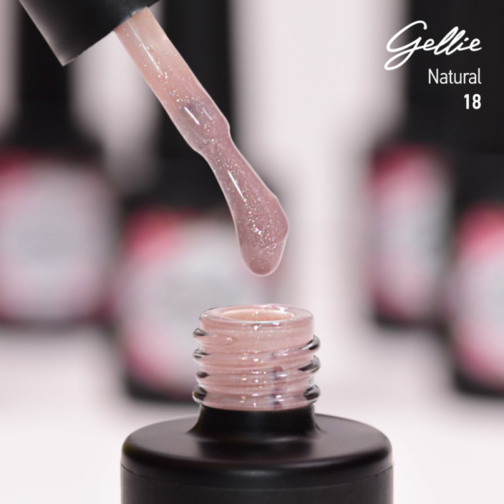 Gellie Ημιμόνιμο Βερνίκι Νυχιών Natural 18, 10ml Gellie Ημιμόνιμο Βερνίκι Νυχιών Natural 18, 10ml