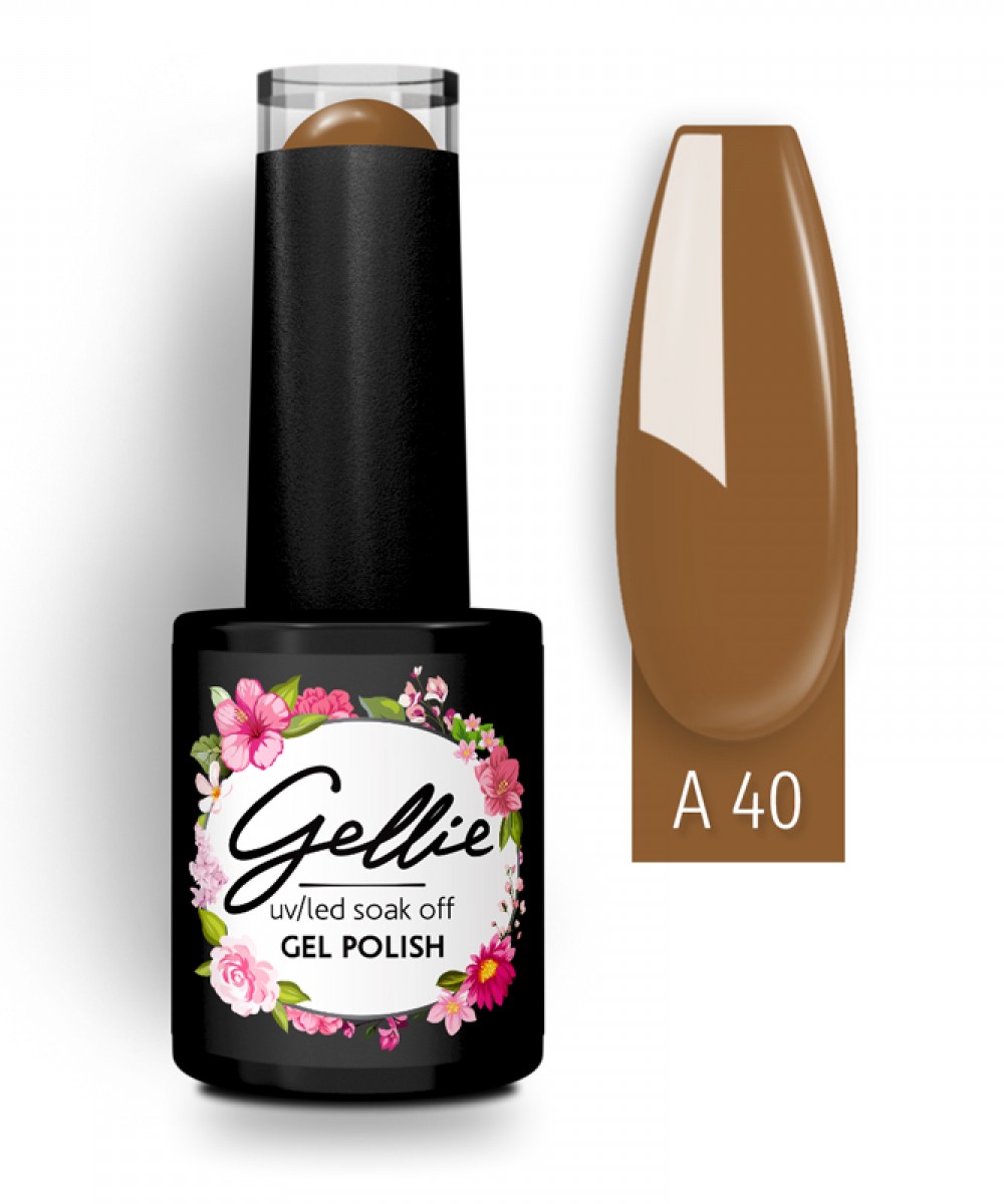 Gellie Ημιμόνιμο Βερνίκι Νυχιών Limited Edition A40, 10ml