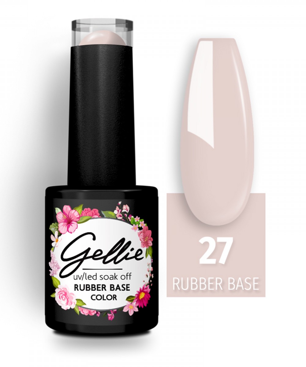Gellie Rubber Base Color 27 ,10ml *
