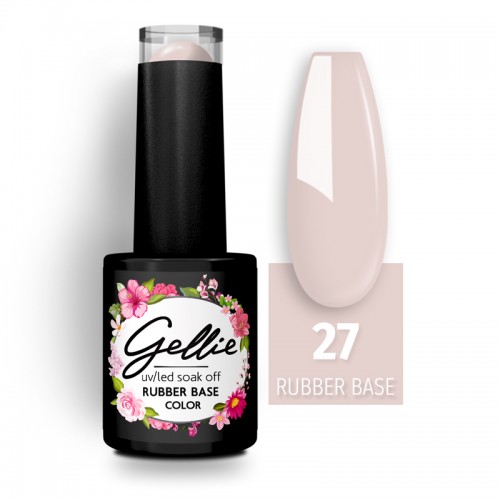 Gellie Rubber Base Color 27 ,10ml *