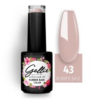 Gellie Rubber Base Color 43 ,10ml * *