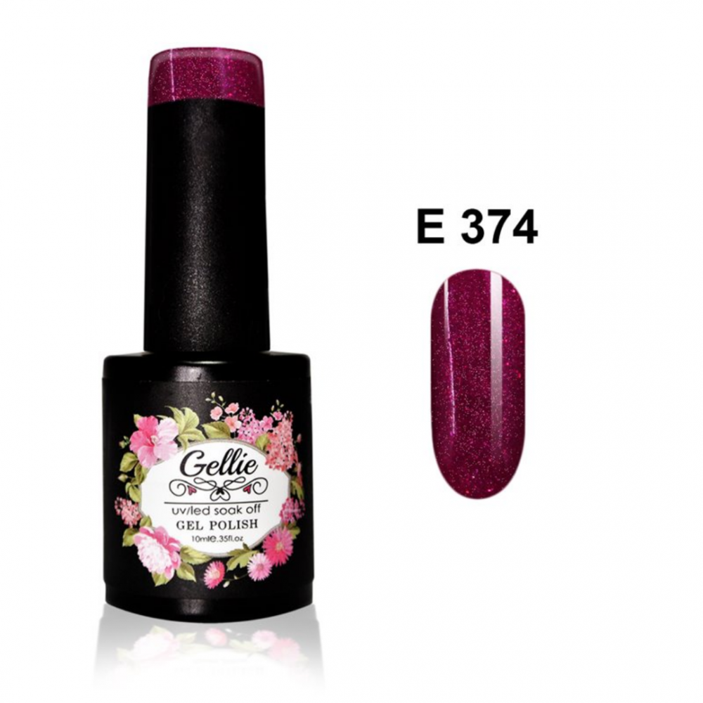 Gellie Ημιμόνιμο Βερνίκι Νυχιών E374 ,10ml Gellie Ημιμόνιμο Βερνίκι Νυχιών E374 ,10ml
