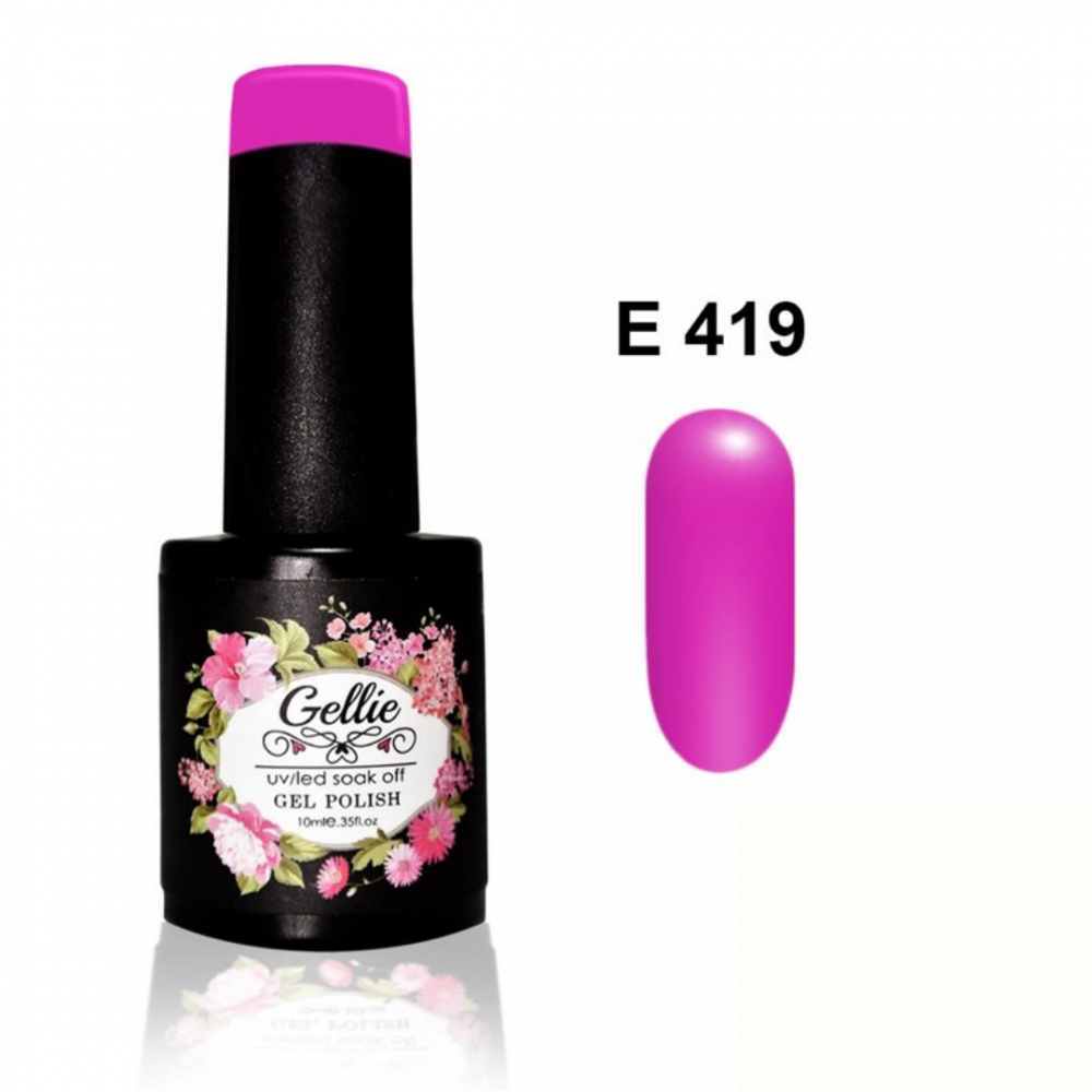 Gellie Ημιμόνιμο Βερνίκι Νυχιών E419 ,10ml Gellie Ημιμόνιμο Βερνίκι Νυχιών E419 ,10ml