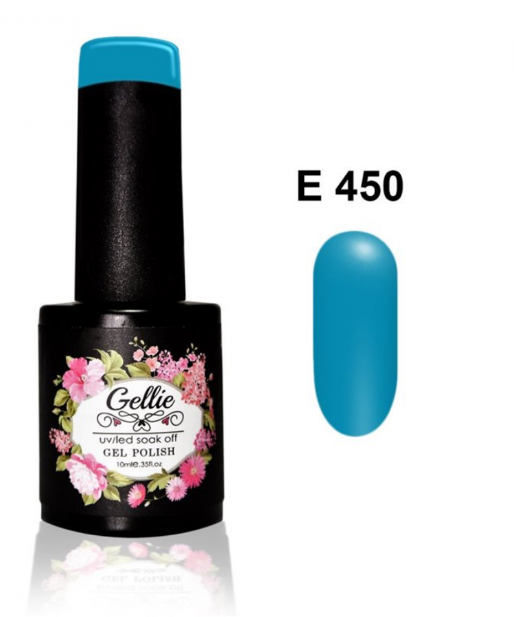 Gellie Ημιμόνιμο Βερνίκι Νυχιών E450 ,10ml (Glow In The Dark)