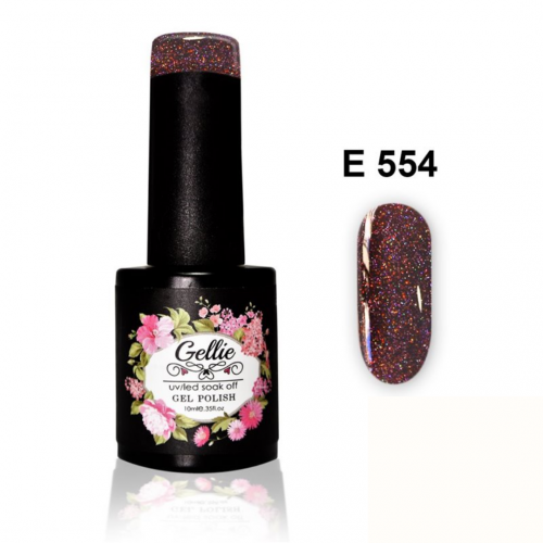 Gellie Ημιμόνιμο Βερνίκι Νυχιών E554 ,10ml