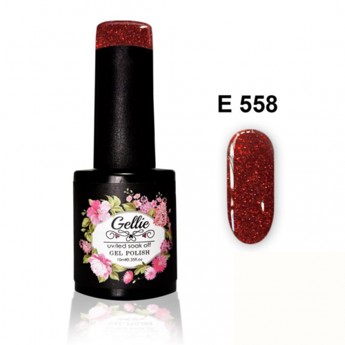 Gellie Ημιμόνιμο Βερνίκι Νυχιών E558 ,10ml