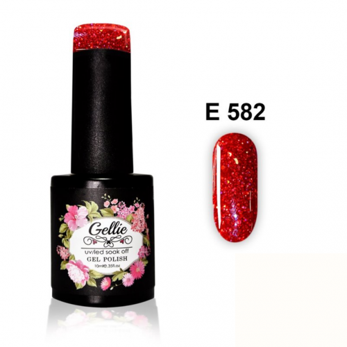 Gellie Ημιμόνιμο Βερνίκι Νυχιών E582 ,10ml