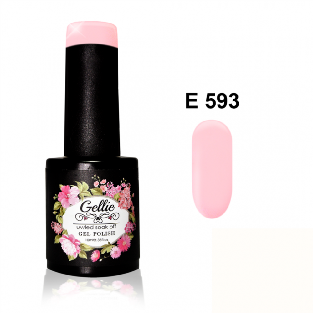 Gellie Ημιμόνιμο Βερνίκι Νυχιών E593 ,10ml Gellie Ημιμόνιμο Βερνίκι Νυχιών E593 ,10ml