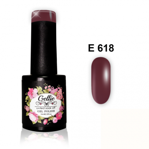 Gellie Ημιμόνιμο Βερνίκι Νυχιών E618 ,10ml