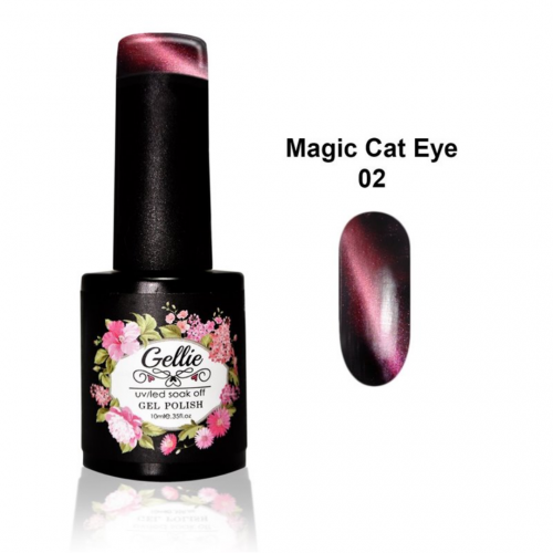 Gellie Ημιμόνιμο Βερνίκι Νυχιών Magic Cat Eye 02 ,10ml