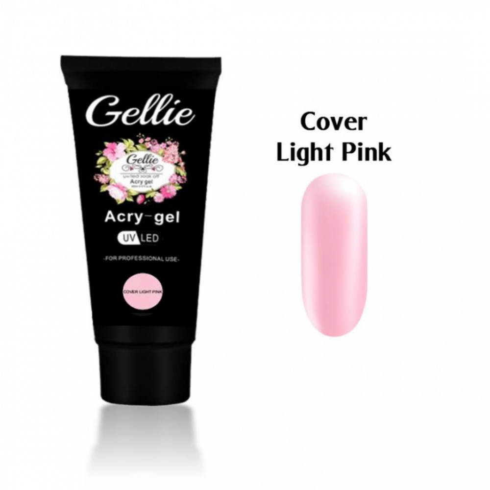 Gellie Acrygel Cover Light Pink 60ml Gellie Acrygel Cover Light Pink 60ml