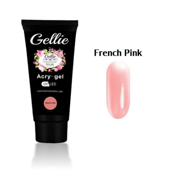 GELLIE ACRYGEL FRENCH PINK 60ml GELLIE ACRYGEL FRENCH PINK 60ml