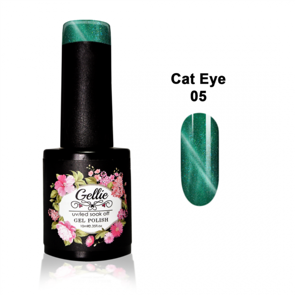 Gellie Ημιμόνιμο Βερνίκι Νυχιών Cat Eye 05 ,10ml